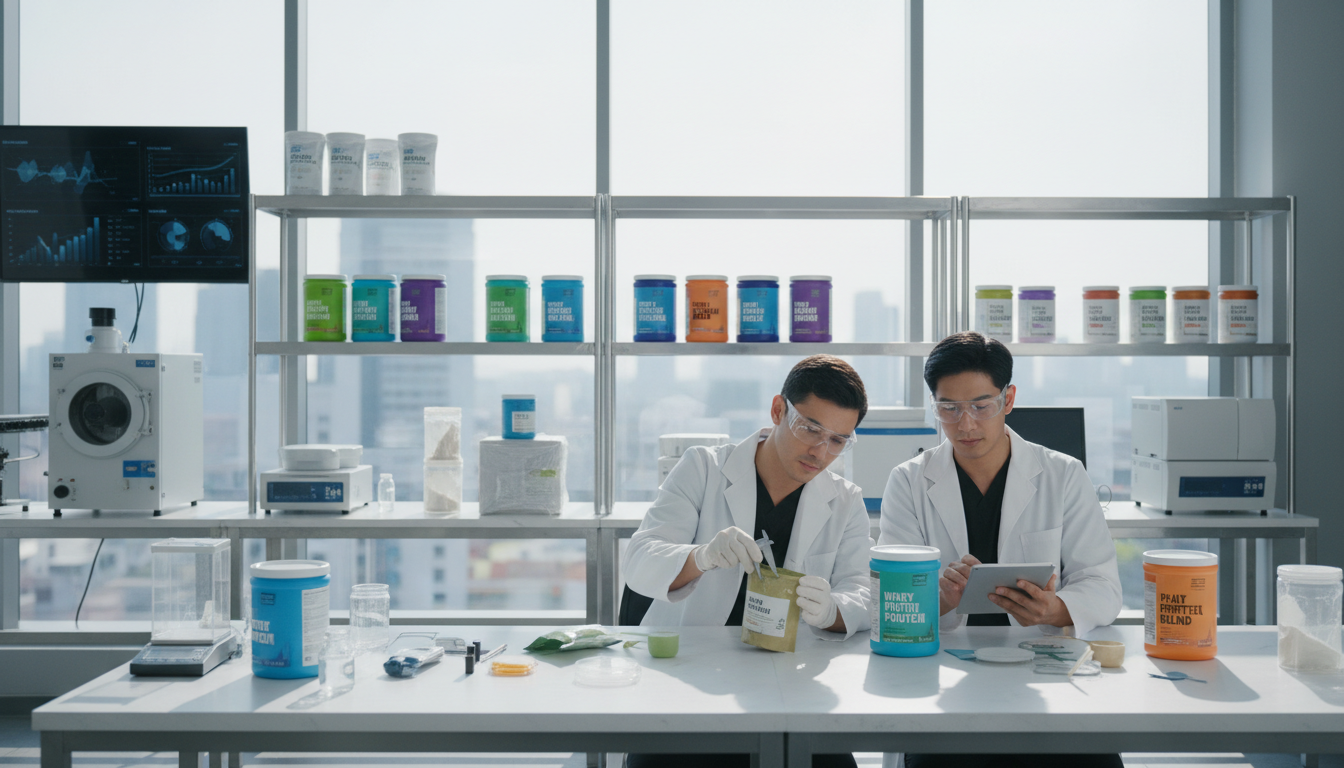 Protein Powder Packaging Quality Control